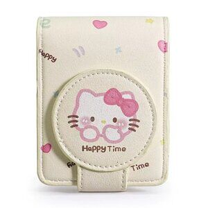 Hello Kitty “Happy Time” Compact Pocket Mirror Mini Travel Makeup Mirror